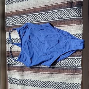 Outdoor voices dolphin one piece bathing suit